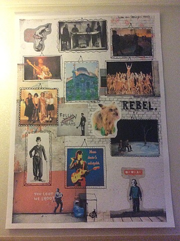 Rebel Rebel collage