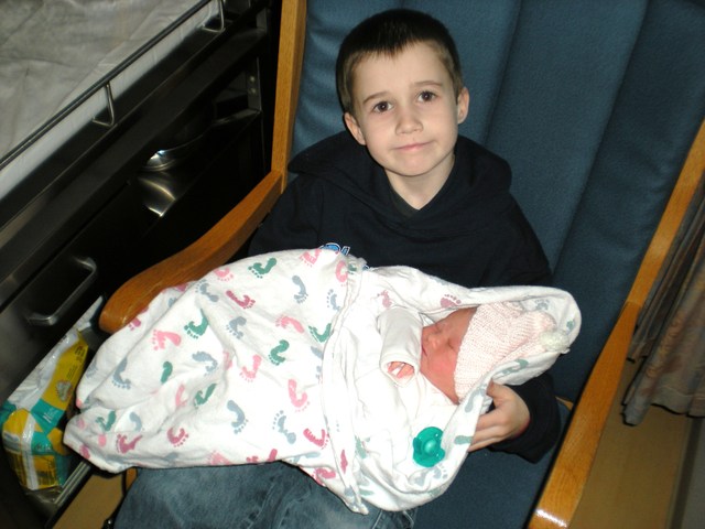 The day my sister was born!