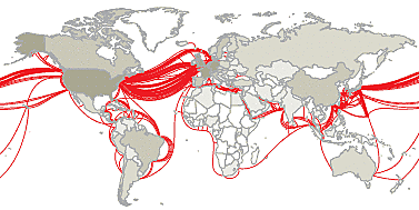 Se pone en operación el primer enlace transoceánico con fibra óptica llamado TAT