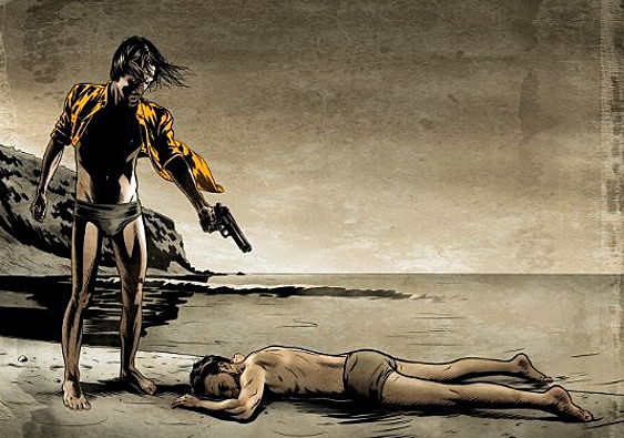 Meursault asesina al árabe