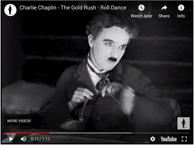 1925 - The Gold Rush - Dance of the Dinner Rolls