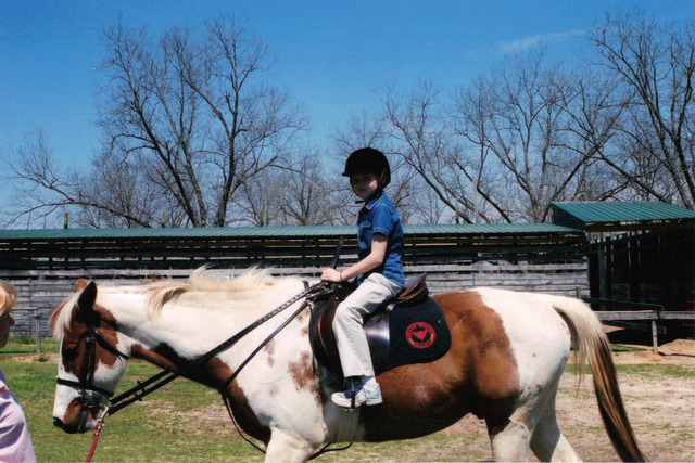 Hace seis años que montè un caballo.