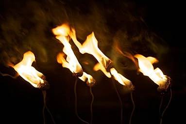 Fuego Antorchas Velas