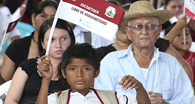 Erradicación del analfabetismo.