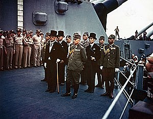 The surrender of Japan