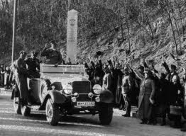 Hitler takes Austria.