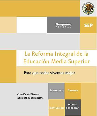 Reforma integral de la educación media superior (RIEMS)