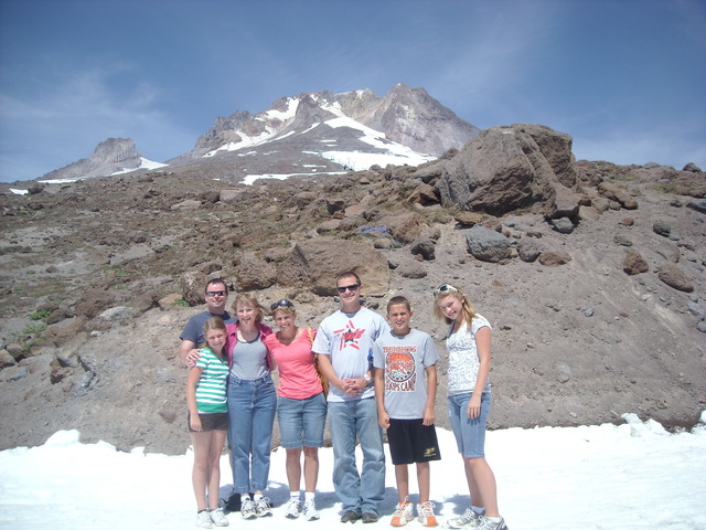 Hace dos años que fuí al montaña de Hood con mi familia.