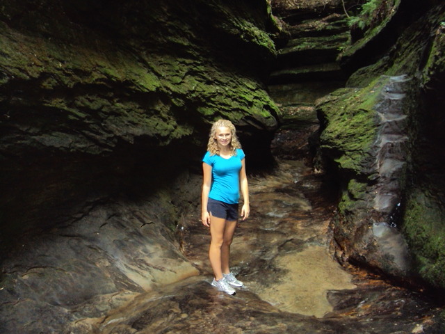 Hace un año que fuí al Turkey Run. Yo estuvé cerca de la catarata.