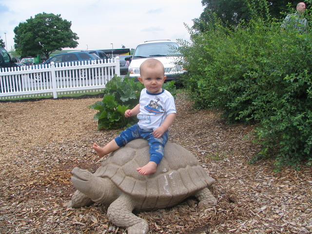His first big vacation - Hershey, PA