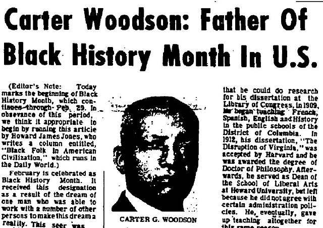 African American Identity (2)- Negro History Week