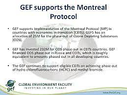 GEF Helps Countries W Economies To Phase Out CFCs