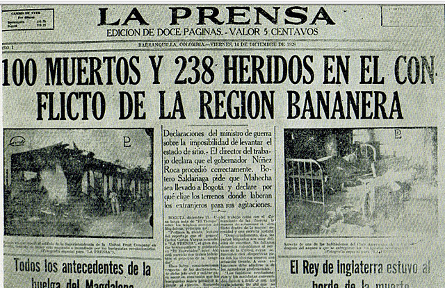 Política: Masacre de las bananeras