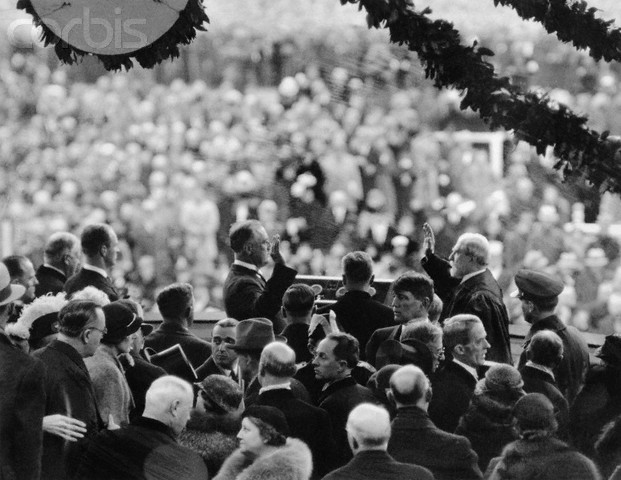 Roosevely takes office