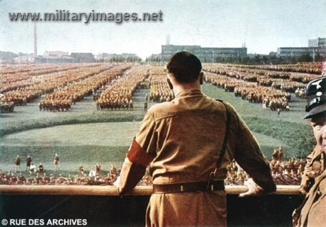 Hitler begins military buildup