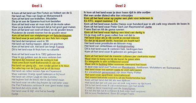 Songtekst die maatschappelijk betrokken is