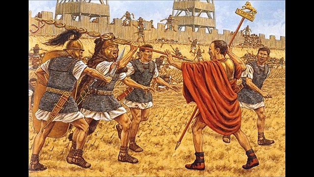 Primer Triunvirato. Pompeyo, Craso, César. César conquista las Galias. Guerra civil ebtre Pompeyo y César. César se convierte en dictador. Asesinato de César el año 44 a.C.