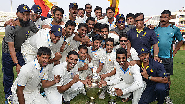 Second consecutive Ranji Trophy - Irani Trophy win