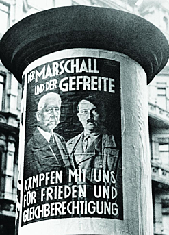 Hitler places second in German national elections for president (P)