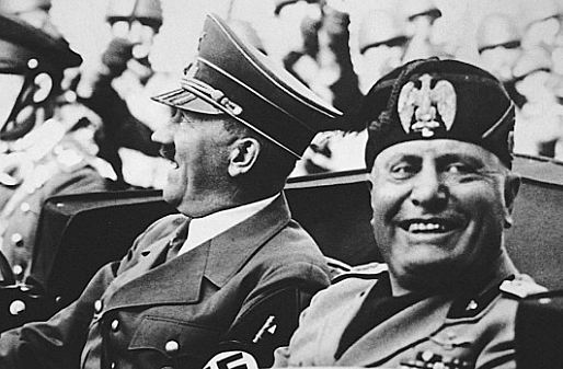 Hitler signs alliance with Mussolini (S)