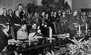 Japan, Italy, and Germany sign Tripartite Pact (S)