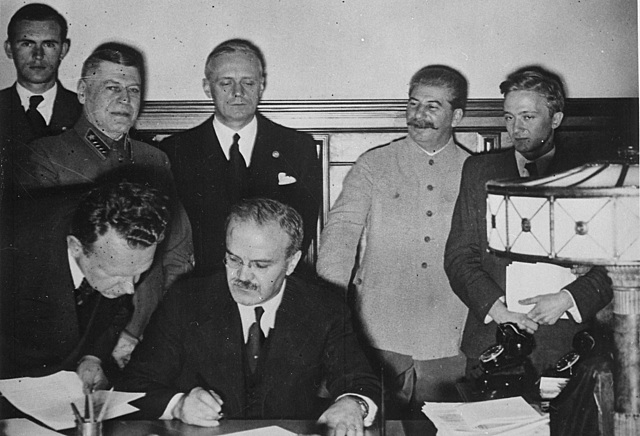 Hitler and Stalin Sign the Non-Aggression Pact (SOCIAL) (POLITICAL)