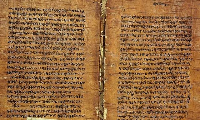 Writing of the Vedas