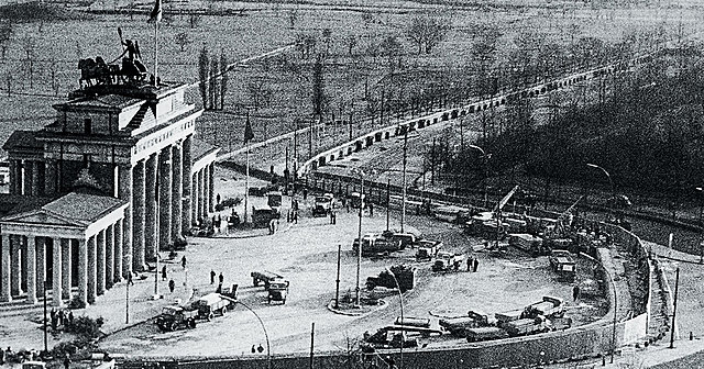 La caída del muro de Berlin