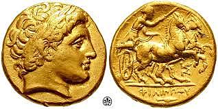 The first Greek coins are introduced.
