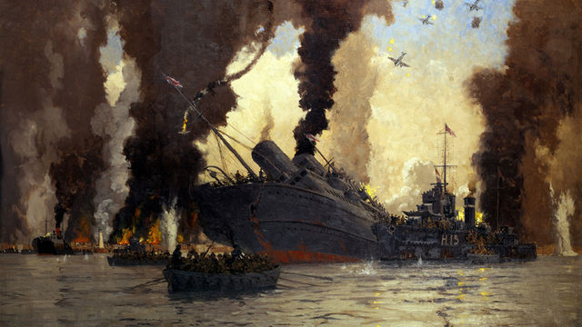 British and French defeat Dunkirk