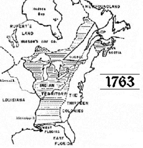 the proclomation of 1763