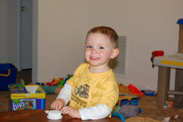 His First Haircut