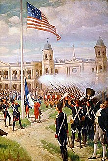 Napoleon sells the Louisiana territory to the US