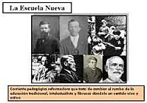 Fundación del comité Internacional de las Escuelas Nuevas.