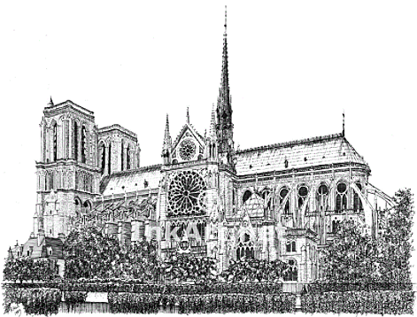 THE CATHEDRAL OF NOTRE-DAME DE PARIS