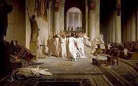 The death of Julius Caesar