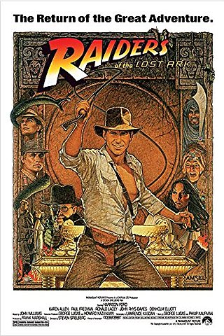 1981 Raiders of the Lost Ark Homage to Action Heroes of 30s & 40s