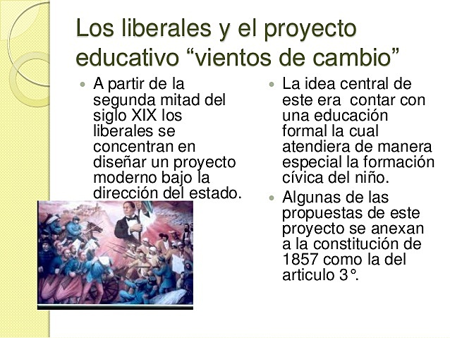 Liberalismo-Sistemas escolares