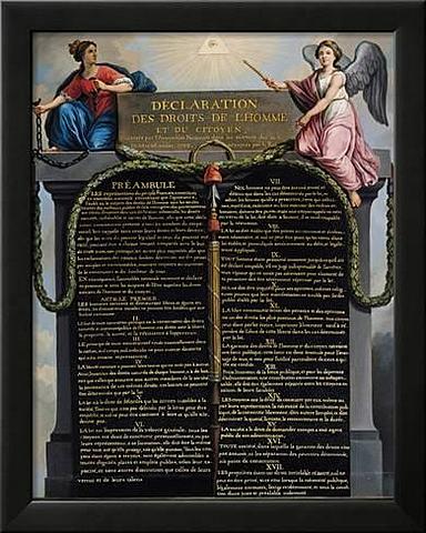 Declaraciòn de los derechos del hombre y del ciudadano.