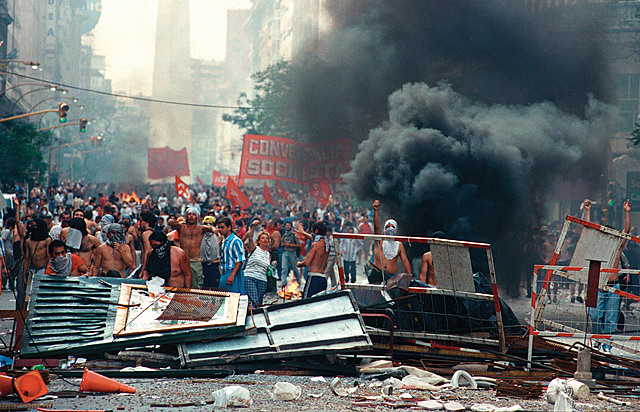 Cacerolazo, crisis en Argentina.
