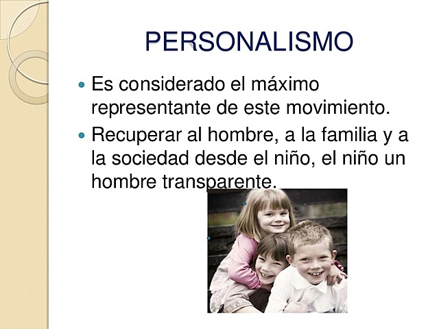 EMMANUEL MOUNIER, Personalista