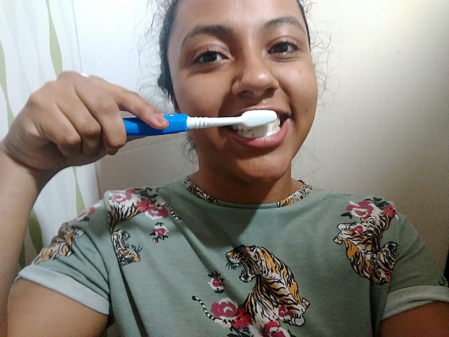 Brush teeth
