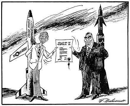 Strategic Arms Limitation Treaty signed between the US and USSR.