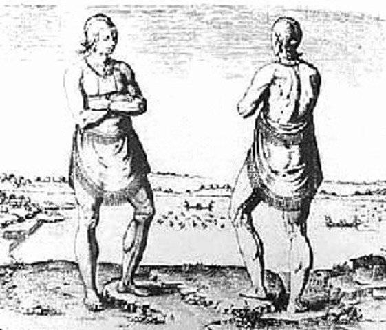 Indians attack Colonists