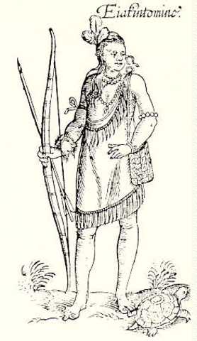 Powhatan Indian Attack