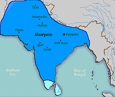 The Maurya Empire is founded