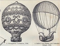 primer vuelo en globo