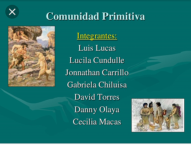 Organización de la sociedad Primitiva