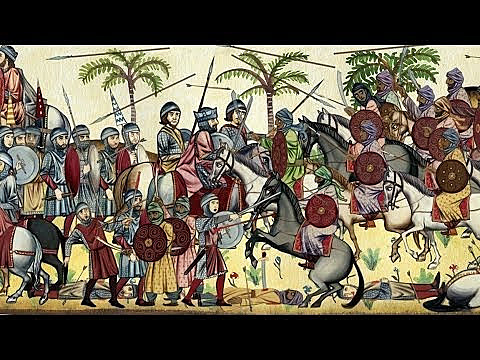 Los Musulmanes echan a los Visigodos