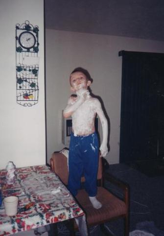 Hace diez años que jugué con la crema de afeitar.